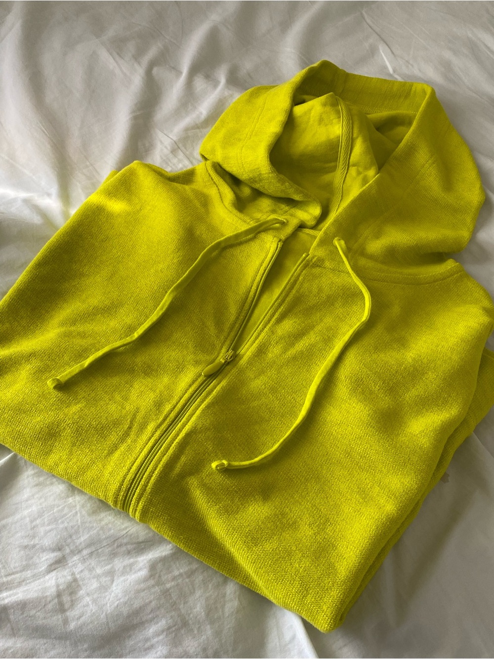 ON Lime Lightweight Full Zip Hoodie - Plus Size: 1X
